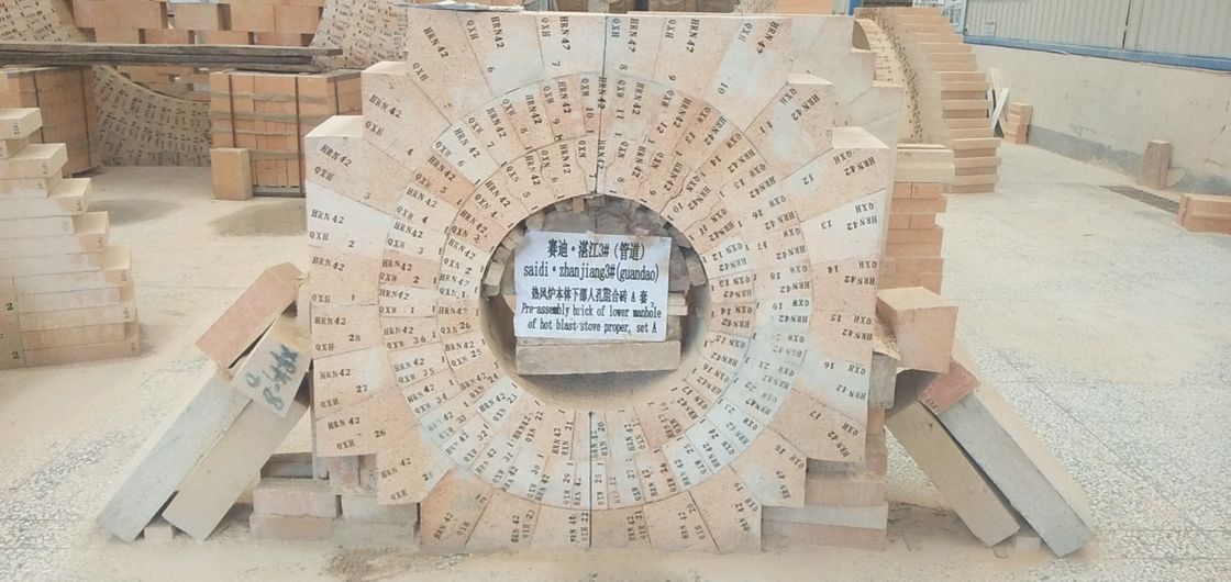 Кирпич высокого силиката глинозема термального сопротивления тугоплавкий 1500℃ RUL для подогревателя дутья